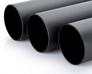 Black rounded plastic profiles that can be used for many applications